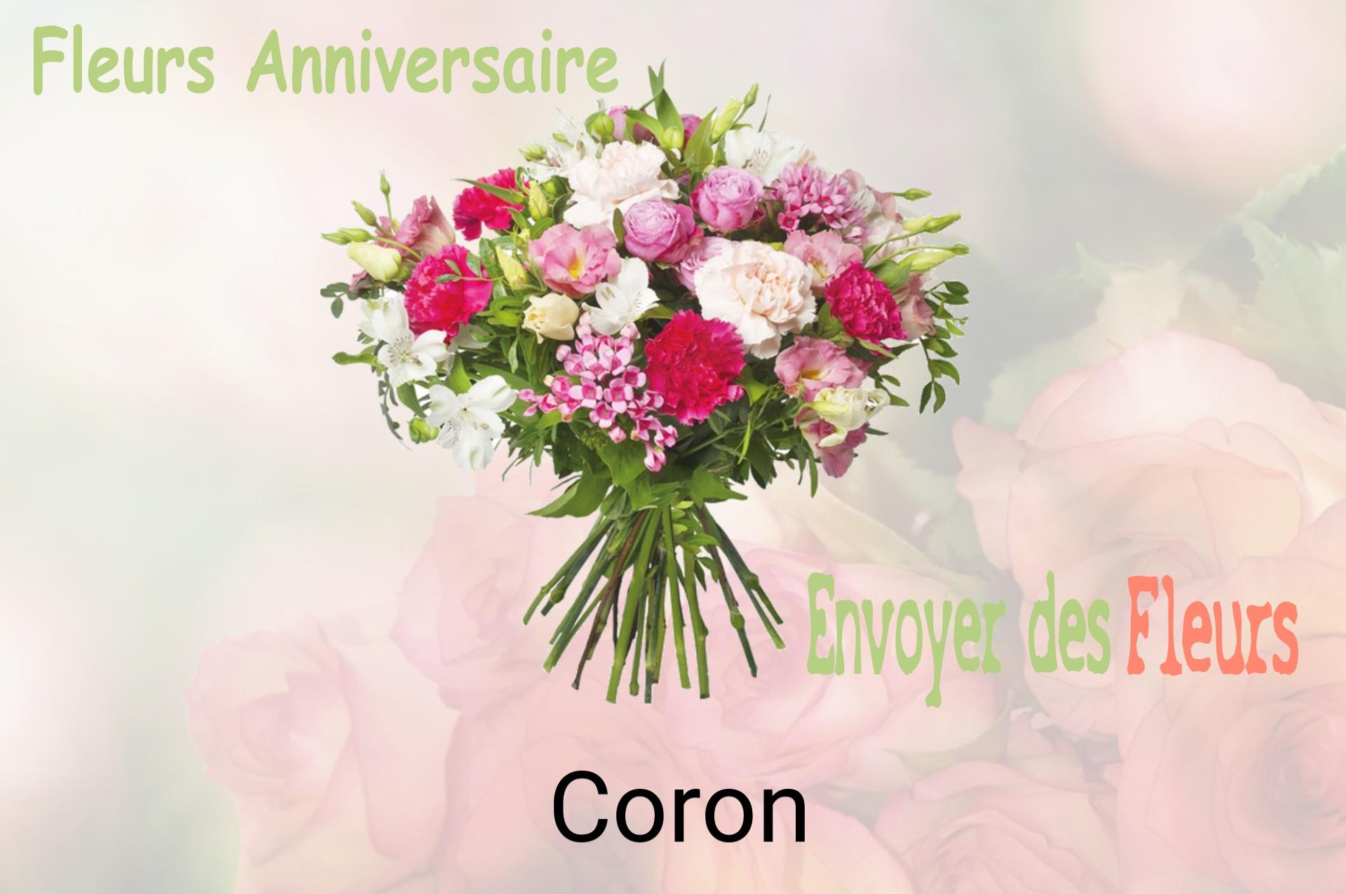Bouquet de fleurs d’anniversaire livré à Coron